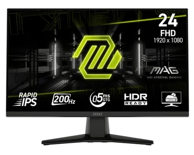 Монитор MSI MAG 242F 23.8" FHD Rapid IPS 0.5ms 200Hz FreeSync Premium HDR