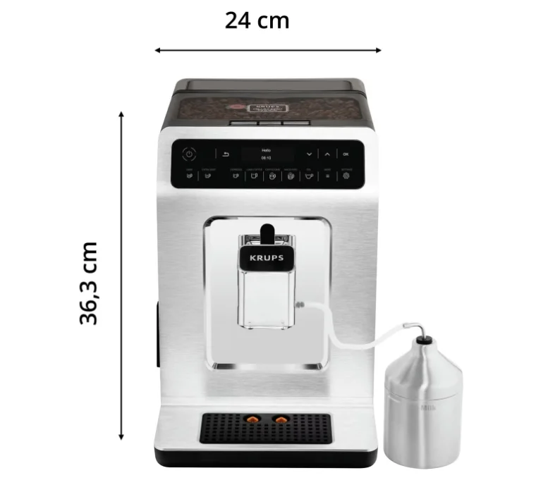 Krups EA891C10 Esp Evidence Metal Chrome +Xs60