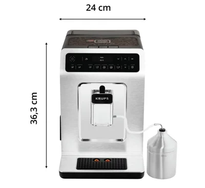 Krups EA891C10 Esp Evidence Metal Chrome +Xs60