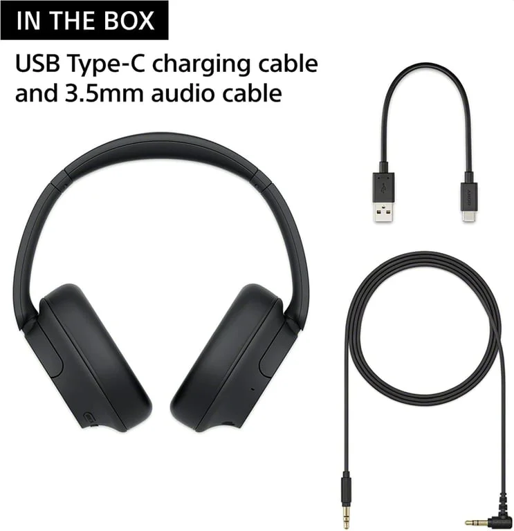 Слушалки Sony WH-CH720N черен