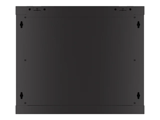 Lanberg rack cabinet 19" wall-mount 9U/600x450 with perforated door black (flat pack)