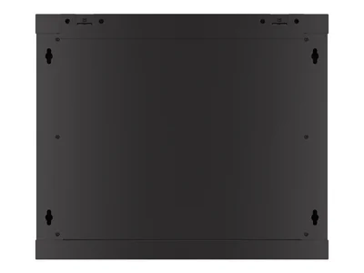 Lanberg rack cabinet 19" wall-mount 9U/600x450 with perforated door black (flat pack)