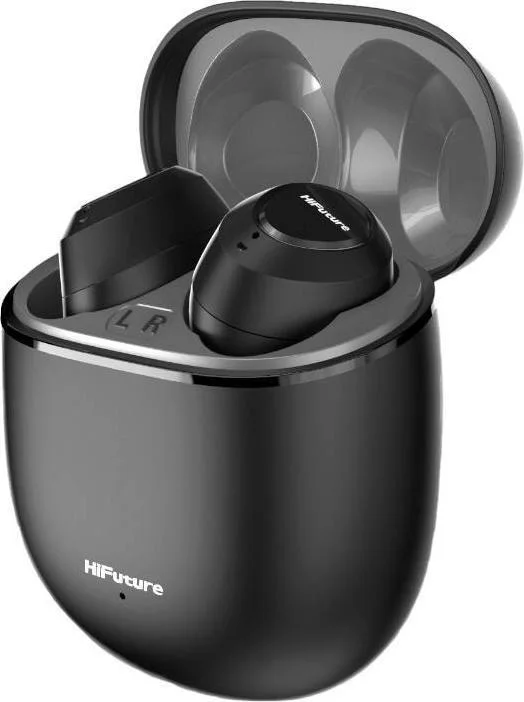 Безжични слушалки HiFuture OlymBuds3 Black, TWS, Comfort Fit, 25 часа работа, Bluetooth 5.3