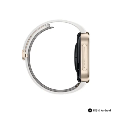 Смарт часовник HUAWEI – Watch D3 Riva-B19, 1.92" AMOLED LTPO, Gold, HarmonyOS, 540 mAh (с Huawei FreeBuds 7i, бели)