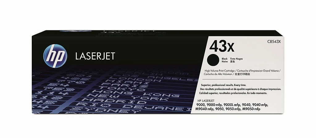HP 43X Black LaserJet Toner Cartridge