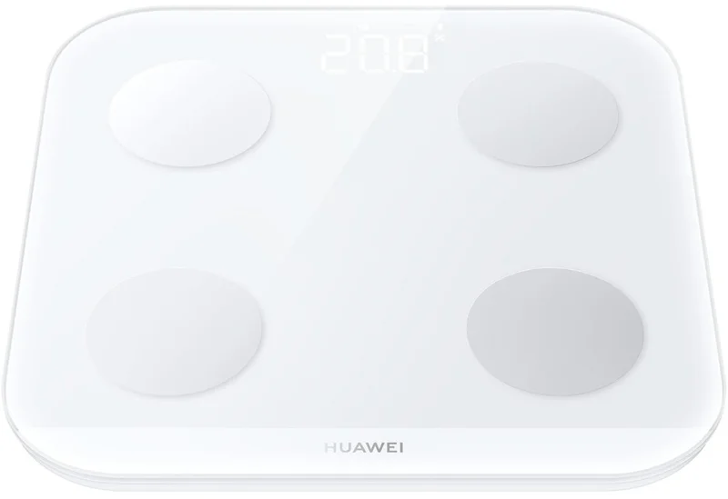 Електронен кантар Huawei Scale 3 Dobby-B19, Smart Body Fat, бял