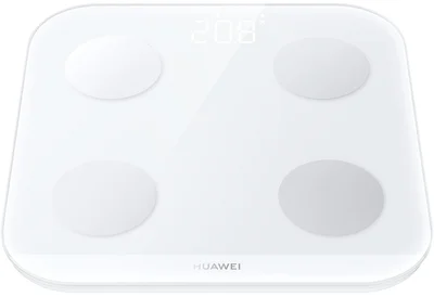 Електронен кантар Huawei Scale 3 Dobby-B19, Smart Body Fat, бял