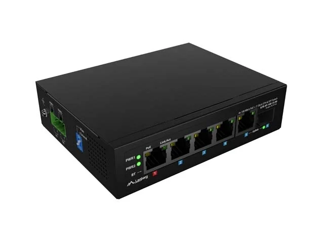 Суич Lanberg ILFE-4P-1Ge-1S-90 PoE++ 10 порта 3xSFP DIN Unmanaged