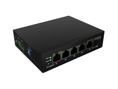 Суич Lanberg ILFE-4P-1Ge-1S-90 PoE++ 10 порта 3xSFP DIN Unmanaged