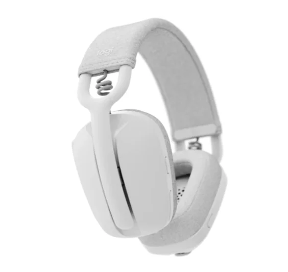 Слушалки Logitech Zone Vibe 100 безжични, Bluetooth, бели
