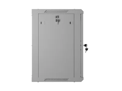 Lanberg rack cabinet 19" wall-mount 12U/600x450 with perforated door grey (flat pack)