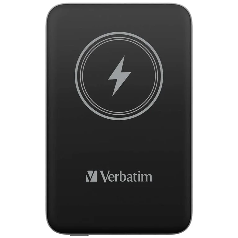 Verbatim MCP-10BK Power Pack 10000 mAh with UBS-C PD 20W / Magnetic Wireless Charging 15W Black