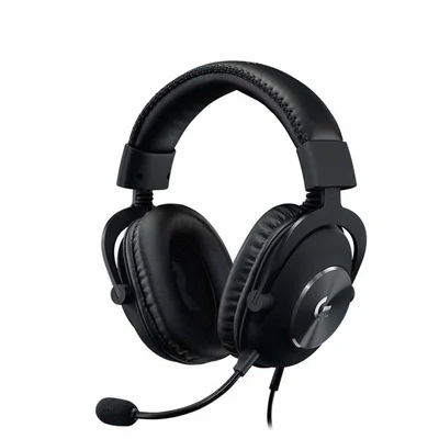 Геймърски слушалки Logitech PRO X, 50 мм PRO-G драйвери, 7.1 DTS Headphone:X 2.0, Black