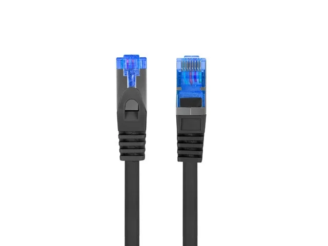 Lanberg patchcord CAT.6a s/ftp lszh cca 1m black fluke passed