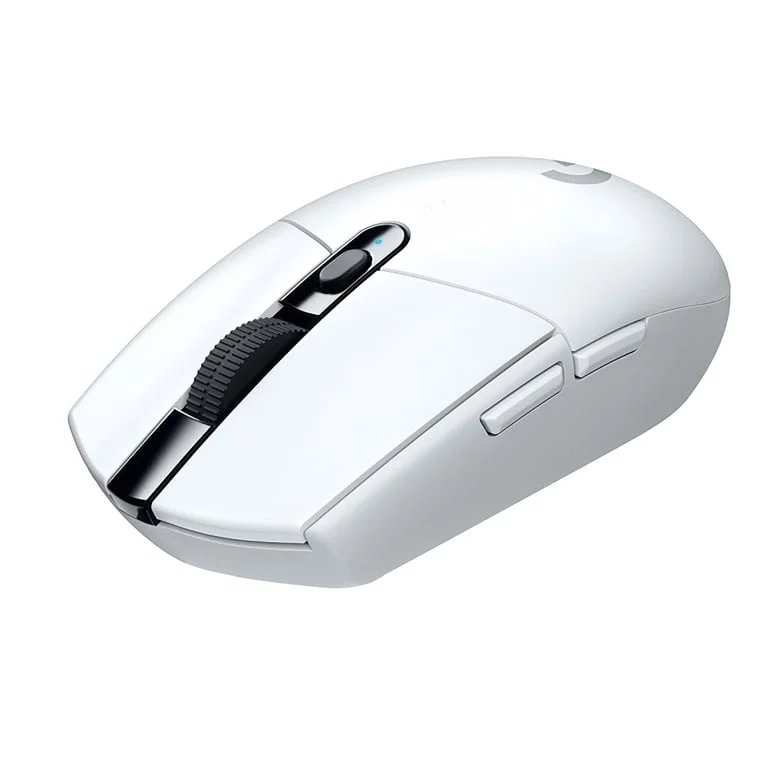 Геймърска мишка Logitech G305 Wireless HERO 12000 DPI, 6 програмируеми бутона, Lightspeed, бяла