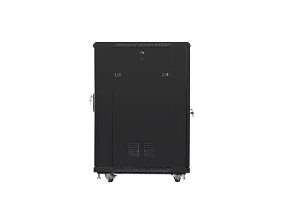 Lanberg rack cabinet 19" free-standing 22U/600x800 (flat pack) with mesh door black