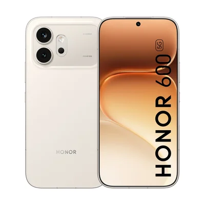 Смартфон HONOR Honor 600 512GB 6.57" AMOLED 120Hz, Snapdragon 7 Gen 4, 8GB RAM, 200+12MP/50MP, 6400mAh, Android 16, Golden White