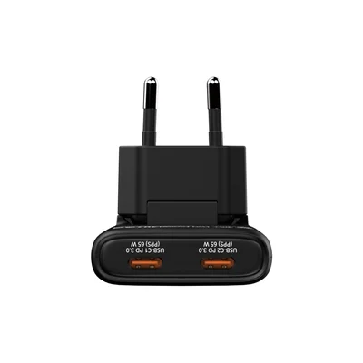 Verbatim Fold 'n' Go GaN Charger 65W EU plug Black