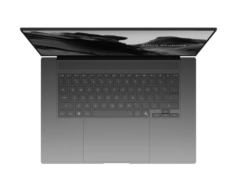 Asus Zenbook S UM5606GA-SR391XNA, AMD Ryzen 9 465 ,2.0GHz (34MB Cache, up to 5.0GHz)50TOPS, 16 " OLED WQXGA+(WQ+) 2880*1800 16:10 Bend+500nits, 120Hz, Glare , 32GB LPDDR5X (32GB on BD),2TB SSD, Backlit Kbd, Win 11 Pro,Antrim Gray, Sleev, no adapter