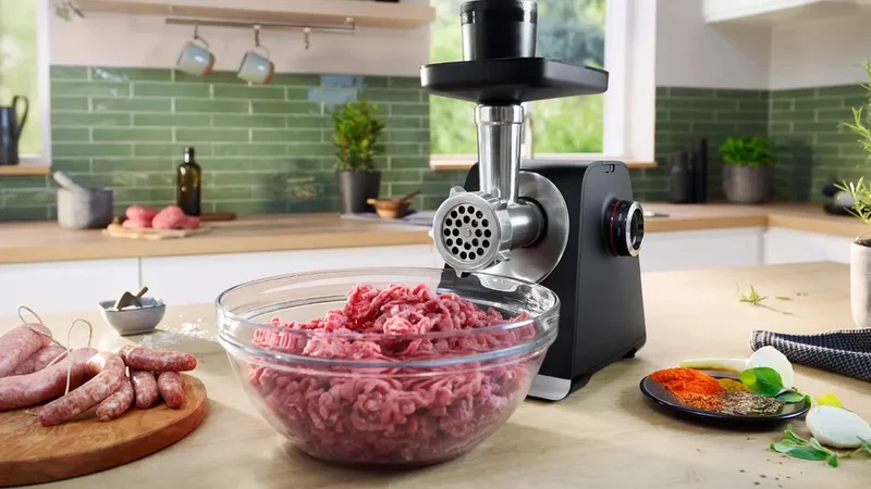 Bosch MFWS660B, SER6, Meat mincer - MultiPower 2100 W, Planetary gearbox, 3,5 kg/min, kebbe attachment, sausage attachment, fruit press attachment, shredding attachment, reverse function, Black