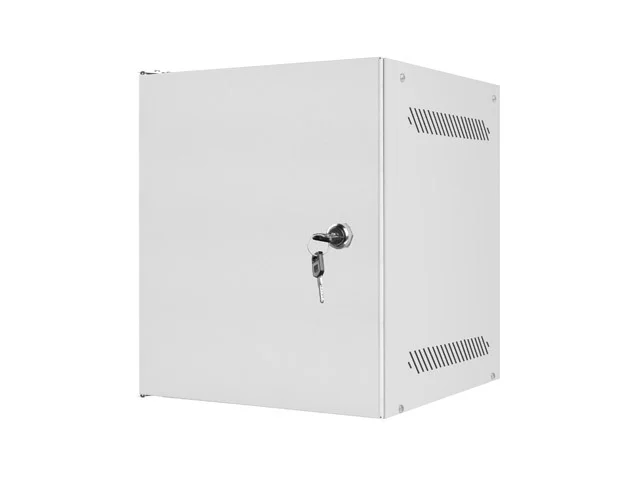 Lanberg rack cabinet 10" wall-mount 6U/280x310 for self-assembly with metal door grey (flat pack)