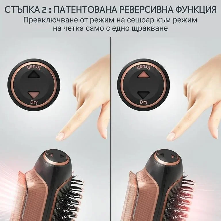 Rowenta CF9840F0 Dry & Brush 2In1