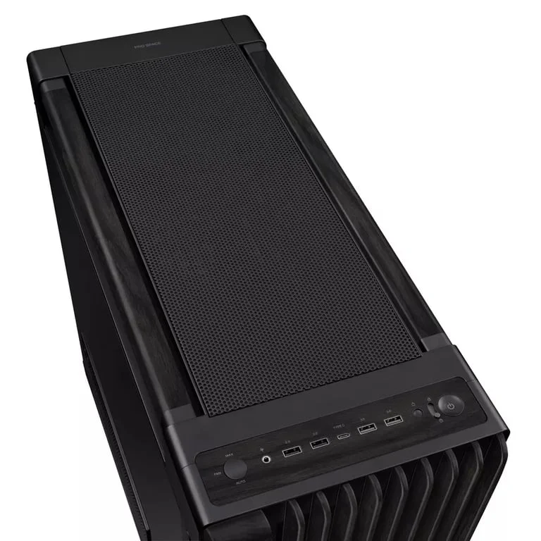 Кутия за компютър ASUS ProArt PA602 Wood TG Middle Tower Черен