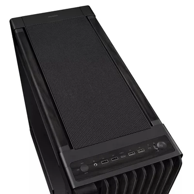 Кутия за компютър ASUS ProArt PA602 Wood TG Middle Tower Черен