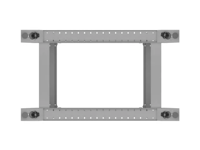 Lanberg open rack 19" 18U 600x800, grey