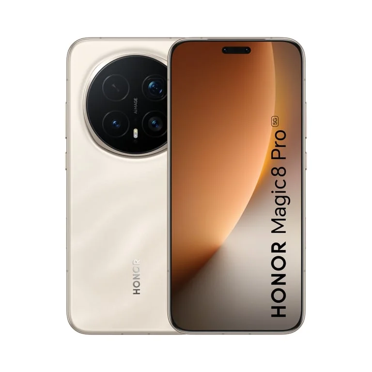 Honor Magic8 Pro Sunrise Gold,  6.71" OLED,1.07 billion colors, 2800x1256, Snapdragon 8 Elite Gen 5 (2x4.6GHz+6x3.62GHz), 12GB, 512GB, Camera 200+50+50MP/Front 50MP, 6270mAh, FPT, Face ID, BT 6.0, USB Type-C 3.2, OTG, Android 16, MagicOS 10, IP68/IP69K