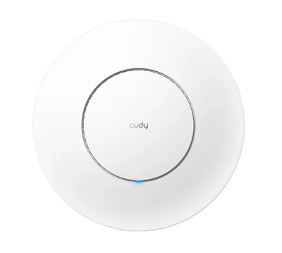 Cudy AP3000 Wi-Fi 6 2.5G Access Point AX3000 Dual Band Ceiling Mount Wi-Fi 6 Access Point, Chipset MT7981, 802.11ax/ac/a/b/g/n, 2402Mbps at 5GHz + 574Mbps at 2.4GHz, 1 x 2.5G RJ45 Port, MU-MIMO, Support 12V DC or 802.3at PoE or Passive PoE, Internal Ant