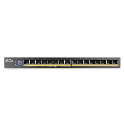 ZyXEL GS1100-16EPS Slimline PoE+ 135W 16 port Gigabit - DIP selector Unmanaged Switch