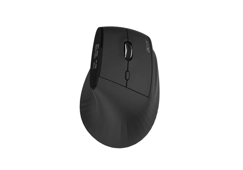 Acer Smart Fit Wireless Mouse, RF 2.4 GHz dongle, Bluetooth 5.0, Wired , 10 Buttons, DPI 8000, 90g , Black with RGB strip