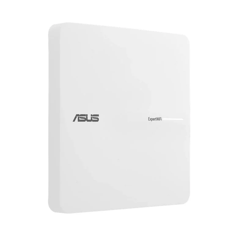 Аксес-пойнт ASUS ExpertWiFi EBA63 AX3000, Dual-Band, Quad-Core 1.7GHz, PoE, бял