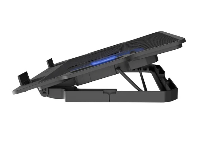 Охлаждаща подложка за лаптоп Natec Dipper 2, 12"-17.3", LED подсветка, 2 USB, черен
