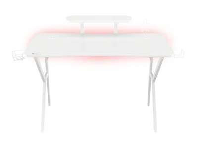 Геймърско бюро Genesis Holm 320 RGB, бяло