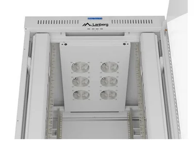 Lanberg Rack Cabinet 19" Free-Standing 47U/800X1000 (FlAT Pack) With Glass Door LCD Grey V2