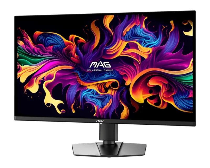 MSI MAG 321UP QD-OLED, 32", 0.03ms,165Hz, 3840x2160 (UHD), 16:9, Flat, Oled Care 2.0, FreeSync Premium Pro, Clear MR 9000, AR, 250 nits, DCR 150M:1, DP(1.4a), 2xHDMI 2.1, 1xTypeC DP alt. w/PD (15W), Pivot, Heigh Adj., Black, 9.1kg