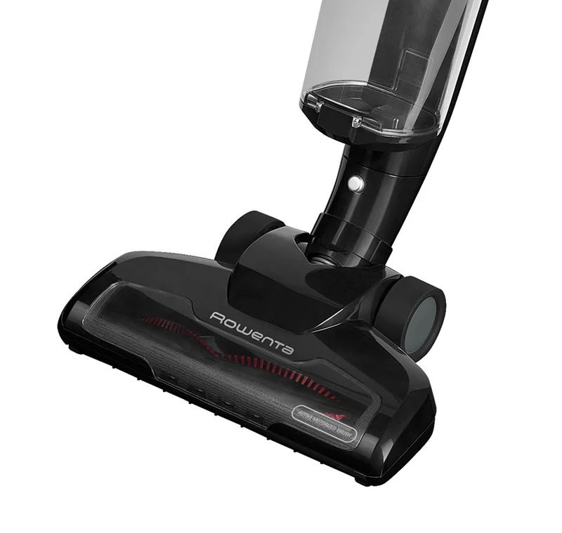 Rowenta RH6545WH, AIR FORCE EXTREME, cyclonic technology, 14.4V  lithium ion battery, up to 30 min. running time, 5 h recharging time, Head with LED, dust container capacity: 0.65 L, 80 dB(A), black