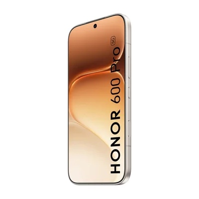 Смартфон HONOR 600 Pro 6.57" 120Hz AMOLED, Snapdragon 8 Elite, 12GB RAM, 512GB, 200MP+50MP+12MP/50MP, 6400mAh, Android 16, Golden White