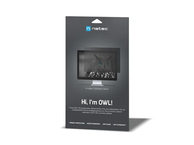 Natec Privacy Filter, Owl, 15.6", 16:9