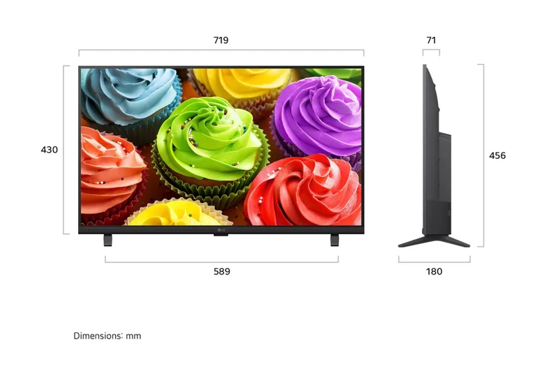 Телевизор LG – 32LB650B3LA, 32", HD, LED, webOS 26