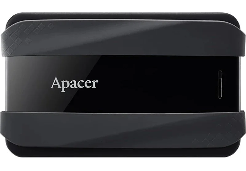 Apacer AC533, 2TB 2.5" SATA HDD USB 3.2 Portable Hard Drive Plastic / Rubber Jet black