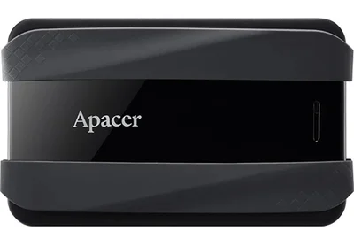 Apacer AC533, 2TB 2.5" SATA HDD USB 3.2 Portable Hard Drive Plastic / Rubber Jet black