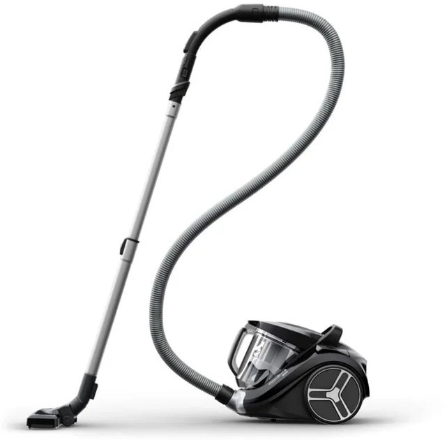 Rowenta RO4B75EA Compact Power XXL, Black, 900W, 2.5L, 75 dB, 2in1 crevice, parquet, upholstery, mini turbo, precizion flex crevice
