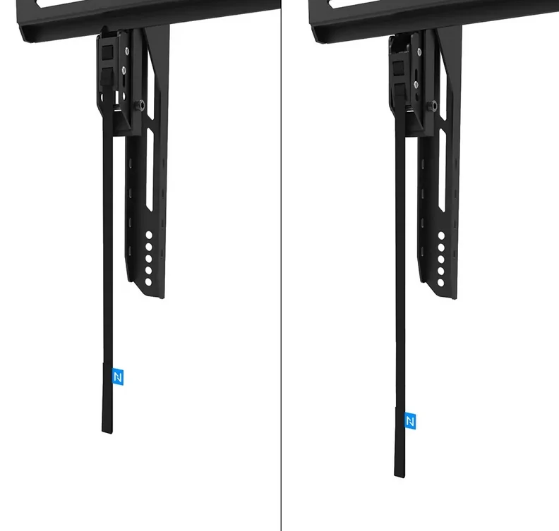 Стойка за стена Neomounts Level-750, 43-98", до 125 кг, накланяща се, заключваща се