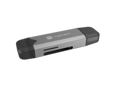 Четец за карти памет Natec Scarab 3 USB-C/USB-A 3.2 Gen 1