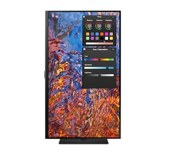 Samsung 32B800 32" IPS LED, 60 Hz, 5 ms GTG, 3840x2160, 300 cd/m2, Flicker Free, PBP, PIP, USB-C 90W, 3xUSB 3.0, Display Port 1.4, 2xHDMI 2.2, Black + Logitech MK250 - Graphite - USINTL