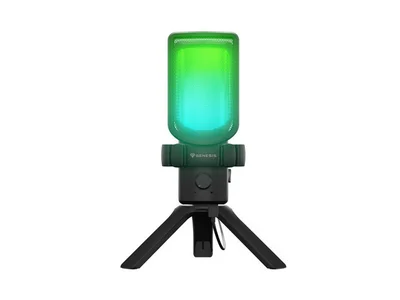 Микрофон Genesis Radium 250 USB, стойка, черен
