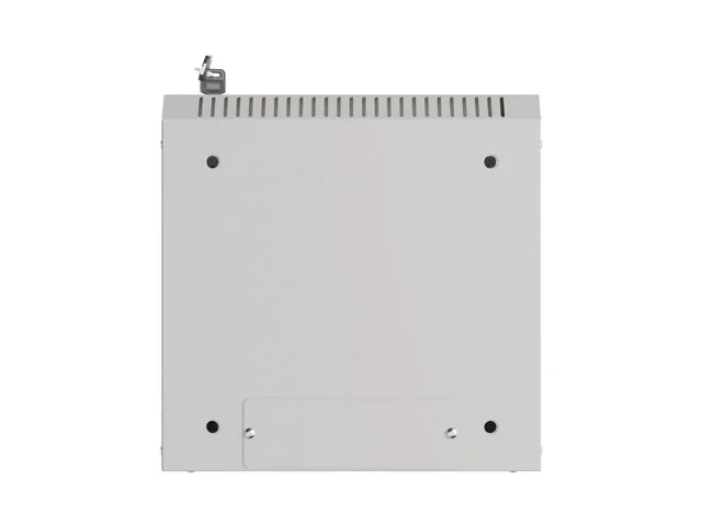 Lanberg rack cabinet 10" wall-mount 6U/300x300 (flat pack) with glass door grey